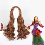 60cm Long Wave Brown Alice's Adventures in Wonderland Wig Synthetic Anime Cosplay Hair Wigs CS-304A