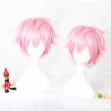 35cm Short Pink The Animation Kisaragi Koi Wig Synthetic Anime Cosplay Hair Wigs CS-297B