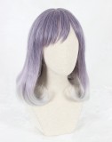 40cm Medium Long Curly Color Mixed Synthetic Party Hair Wigs For Woman Anime Cosplay Lolita Wig CS-801A