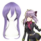 40cm Medium Long Light Purple Seraph of The End Hiiragi Shinoa Wig Synthetic Anime Cosplay Hair Wigs CS-245C