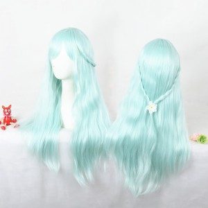 65cm Long Curly Light Green Synthetic Party Hair Wigs Anime Cosplay Lolita Wig CS-298A