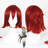35cm Short Red Macross Delta Wigs Synthetic Party Hair Anime Cosplay Costume Wig CS-291C