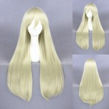 80cm Long Straight Light Gold Fighting Boat Shimakaze Wig Synthetic Anime Cosplay Hair Wigs CS-248A