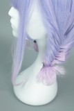 45cm Medium Long Curly Purple&Pink Mixed Party Hair Wigs For Woman Anime Cosplay Lolita Wig CS-287D