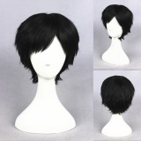30cm Short Black Shigatsu wa Kimi no Uso Arima Kousei Wig Synthetic Anime Cosplay Hair Wigs CS-255A