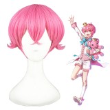 30cm Short Pink The kingdom of Sleeping and 100 Princes Scinata Wig Synthetic Anime Cosplay Wigs CS-273A