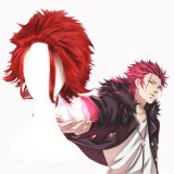 30cm Short Red K Suoh Mikoto Wig Synthetic Party Hair Wig Anime Cosplay Wigs CS-279A