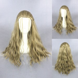 60cm Long Wave Flaxen Marvel's The Avengers 2 Thor Odinson Wig Synthetic Anime Cosplay Wigs CS-261B