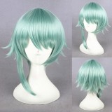 35cm Short Light Green The kingdom of Sleeping and 100 princes Wig Synthetic Anime Cosplay Wig CS-273D