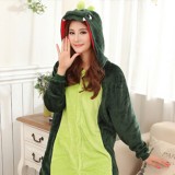 Adult Cartoon Flannel Unisex Dinosaur Animal Onesies Anime Kigurumi Costume Pajamas Sets KT015