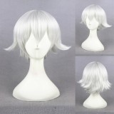 30cm Short Silver White K Isana Yashiro Wig Synthetic Anime Cosplay Hair Wigs CS-277A