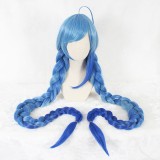 120cm Long Blue King of Glory Big Joe Wig Synthetic Party Hair Anime Cosplay Wigs CS-316B