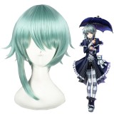35cm Short Light Green The kingdom of Sleeping and 100 princes Wig Synthetic Anime Cosplay Wig CS-273D
