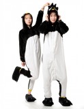 Adult Cartoon Flannel Unisex Penguin Animal Onesies Anime Kigurumi Costume Pajamas Sets KT031