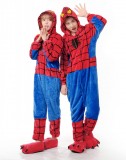 Adult Cartoon Flannel Unisex SpiderMan Animal Onesies Anime Kigurumi Costume Pajamas Sets KT039