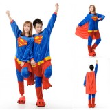 Adult Cartoon Flannel Unisex Superman Animal Onesies Anime Kigurumi Costume Pajamas Sets KT023