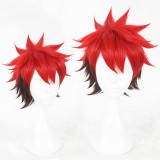 35cm Short Red&Brown Mixed A3 Taichi Nanao Wig Synthetic Anime Cosplay Wigs CS-336E