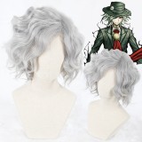 35cm Short Fate/Grand Order Gankutsuou Wig Gray Synthetic Anime Cosplay Wigs CS-331A