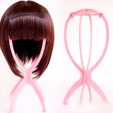 High Quality Multi Colors Plastic Folding Stable Durable Wig Hair Head Hat Cap Display Holder Stand WS001