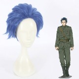 30cm Short Blue Violet Evergarden Gilbert Bougainvillea Wig Synthetic Anime Cosplay Wig CS-367B