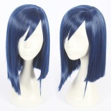 35cm Short Black&Blue Mixed Darling in the Franxx Ichigo Wig Synthetic Hair Anime Cosplay Wigs CS-368A