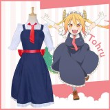New Anime Kobayashi Maid Dragon Cosplay Tohru Costume Halloween Party Anime Cosplay Costumes COS-179