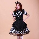 Girls Sexy Japanese Halloween Costumes Lolita Maid Princess Dress Nyaruko Cosplay Costumes MS046