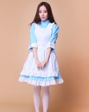 Sexy Japanese Halloween Costumes Lolita Maid Princess Dress Love Live Kozakura Mari Anime Cosplay Costumes MS049