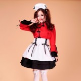 Girls Sexy Japanese Halloween Costumes Lolita Maid Princess Dress Anime Cosplay Costumes MS043