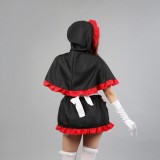 Red Sexy Japanese Halloween Costumes Lolita Maid Princess Dress Anime Cosplay Costumes MS025