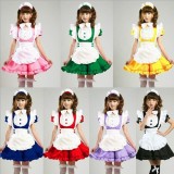 Multi Colors Sexy Japanese Halloween Costumes Lolita Maid Princess Dress Anime Cosplay Costumes MS006