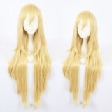 100cm Long Curly Blonde Wig Angels of Death Cosplay Ray Synthetic Anime Cosplay Wigs CS-379B