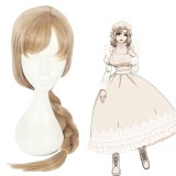 65cm Long Light Flaxen Hataraku Saibou Anime Cells at Work Macrophage Wig Synthetic Braid Hair Cosplay Wig CS-380E