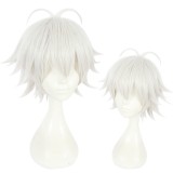 30cm Silver White  Hypnosis Mic Aohitsugi Samatoki Wig Synthetic Hair Anime Cosplay Wigs CS-383D