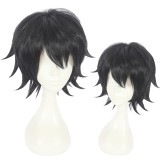 30cm Black Hypnosis Mic Anime Yamada Ichiro Wig Synthetic Hair Cosplay Wigs CS-383B