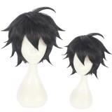 30cm Short Black Hypnosis Mic Yamada Saburo Wig Cosplay Synthetic Anime Hair Wigs CS-383F