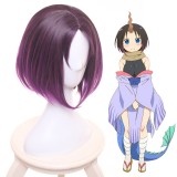 35cm Short Purple Mixed Kobayashi Maid Dragon Cosplay Elma Anime Synthetic Cosplay Wigs CS-325E