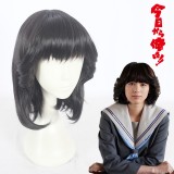 35cm Short Black Kyou Kara Ore Wa Akasaka Riko Wig Synthetic Anime Cosplay Wigs CS-397D