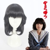 35cm Short Black Kyou Kara Ore Wa Akasaka Riko Wig Synthetic Anime Cosplay Wigs CS-397D
