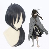 50cm Long Blue&Black Mixed  Dororo Hyakkimaru Wig Synthetic Anime Cosplay Wigs CS-474A