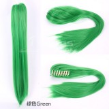 60cm Long Straight Anime Ponytails For Wigs Multi Colors For Choose