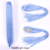 60cm Long Straight Anime Ponytails For Wigs Multi Colors For Choose