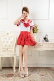New Anime Costumes School Unfirm Clothes For Girls Red Sailor Suit Dress Lolita Maid Dress DS004