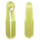 100cm Long Straight Green TouHou Project Cosplay Cirno Wig Synthetic Anime Hair Wigs CS-035Z