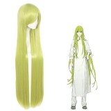 100cm Long Straight Green TouHou Project Cosplay Cirno Wig Synthetic Anime Hair Wigs CS-035Z