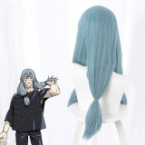 65cm Long Straight Lake Blue Jujutsu Kaisen Anime Hair Mahito Wig Synthetic Cosplay Wigs CS-458E