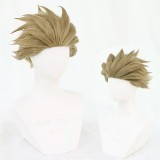 30cm Short Light Brown Hair Wig My Hero Academia Hawkes Wig Synthetic Anime Cosplay Wigs CS-384L
