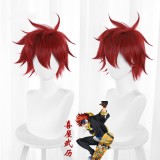 30cm Short Red SK8 the Infinity Anime Reki Kyan Wig Synthetic Cosplay Hair Wigs CS-463A