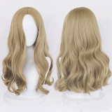 55cm Long Curly Brown Resident Evil Bela Wig Cosplay Synthetic Anime Hair Wigs CS-479A