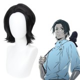 30cm Short Black Jujutsu Kaisen Anime Yuta Okkotsu Wig Cosplay Synthetic Hair Wigs CS-458N
